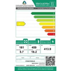 ثلاجة سامسونج 21.9 قدم بابين تايلاندي - فضي