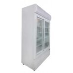 ⁦ثلاجة عرض بانكول 2باب زجاج سحاب موديل133 _أبيض⁩ - الصورة ⁦3⁩