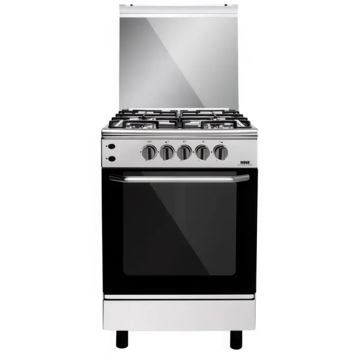 فرن هام غاز 55×55 سم - 4 شعلات - ستيل Hm55gf-20 فرن هام غاز