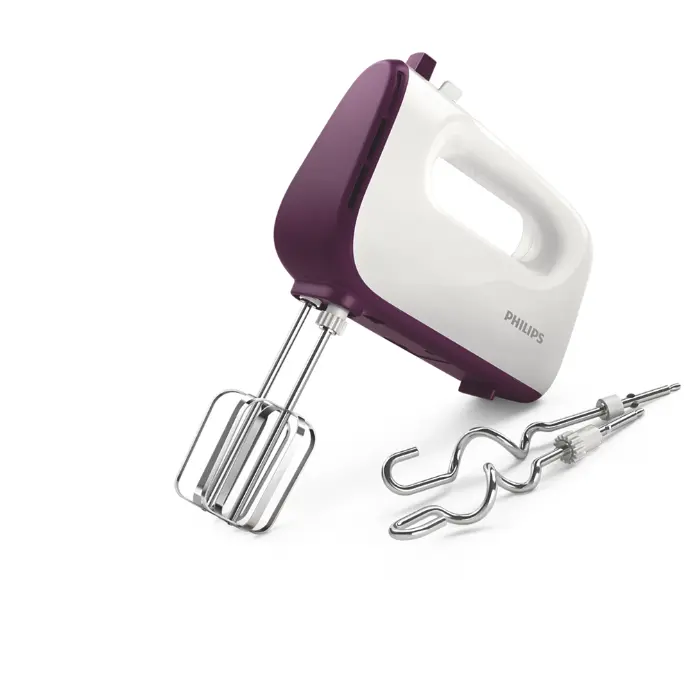 مضرب كهربائي فيليبس 450 وات - أبيض HR3740/11 مضرب كهربائي