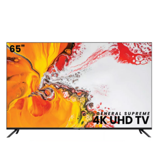 شاشة جنرال سوبريم سمارت 65 بوصة - اندرويد - 4K UHD - LED