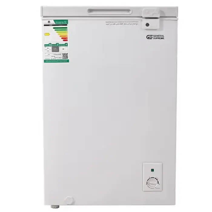 فريزر افقي جنرال سوبريم 4 قدم - أبيض GSHF120M فريزر افقي