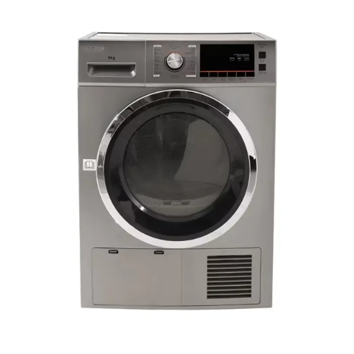 مجفف جنرال سوبريم 8 كيلو مع مكثف - 16 برنامج - ستيل GS807SS مجفف جنرال سوبريم