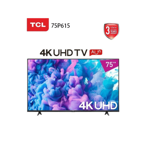 شاشة تى سى ال 75 بوصة سمارت أوامر صوتية – 4K UHD