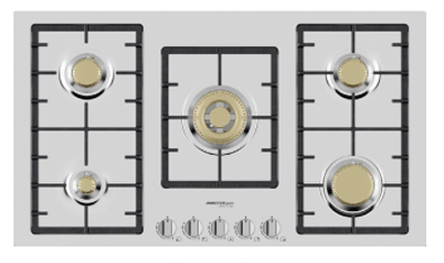 مسطح غاز بلت ان ماستر جاز - 5 شعلة - 90 سم - ايطالى | تكييف