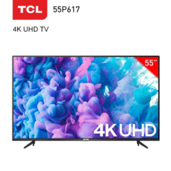 شاشة tcl 55 سمارت LED – 4k UHD AI-IN