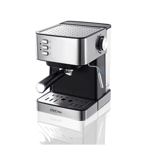 صانعة قهوة GVC PRO و الإسبرسو 1.6 لتر 850 وات - فضي