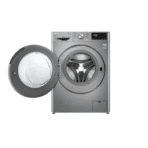 غسالة ال جي تعبئة أمامية 9 ك انفرتر – تجفيف 6 ك – فضي