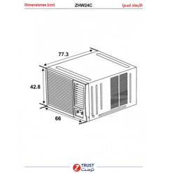 مكيف شباك زيترست – 22000 وحدة – بارد