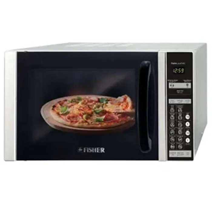 ميكروويف 30 لتر فيشر - 900 وات - فضي FEM-G7530V ميكروويف 30 لتر