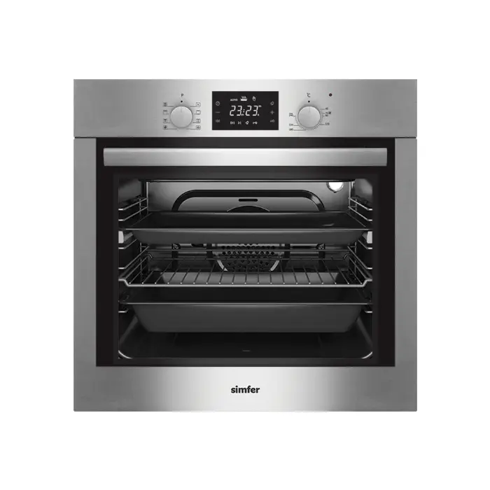 فرن سيمفر كهرباء بلت ان 60 سم – ستيل B 6719 ZERM فرن سيمفر