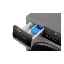 غساله اتوماتيك فتحه اماميه هاير 15 كيلو - انفرتر - فضي