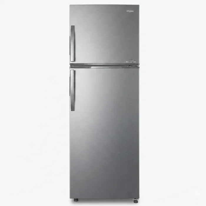 ثلاجة haier بابين 12 قدم نوفروست انفرتر - فضي HRF-355NS ثلاجة haier
