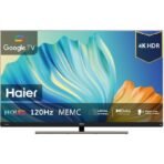 شاشة 65 بوصة هاير سمارت 4K UHD – HQLED -جوجل تي في