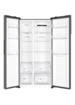 ثلاجة دولابي هاير 17.8 قدم انفرتر - ستيل