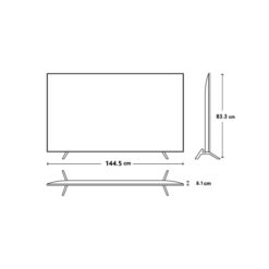 شاشة سمارت تي سي ال 65 بوصة اندرويد - 4K UHD LED