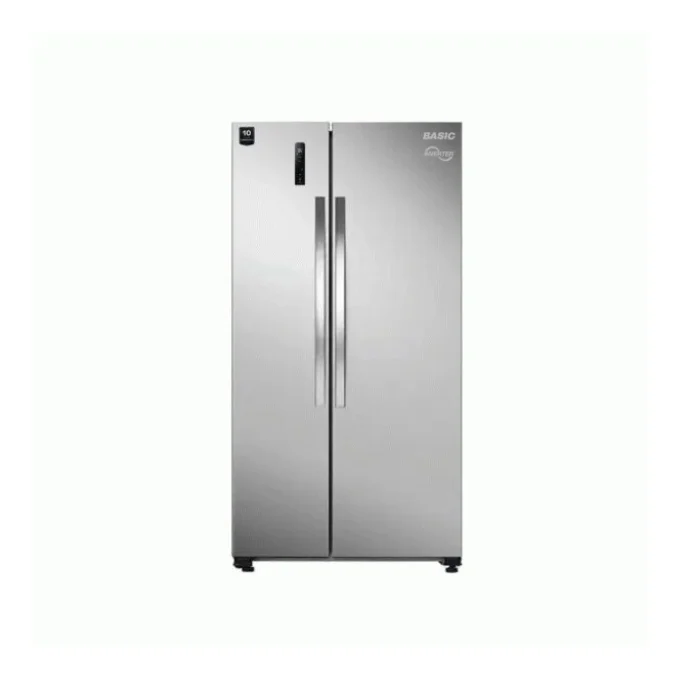 ثلاجة بيسك دولابى 22 قدم - انفرتر - ستيل BRSS-IH850DSW ثلاجة بيسك دولابى