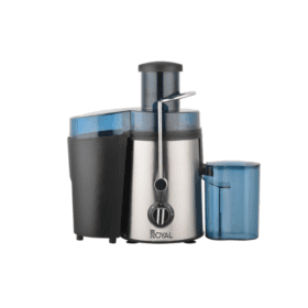 عصارة كهربائية رويال فواكه 500 وات - أزرق/أسود