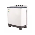 ⁦غسالة حوضين سمارت اليكتريك 12 كيلو - أبيض SME12WM⁩ - الصورة ⁦2⁩