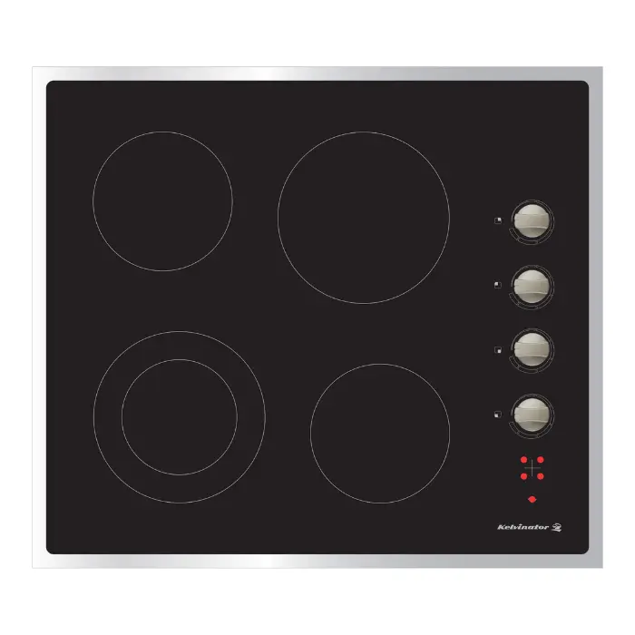 سطح كهربائي كلفنيتور بلت ان 60 سم - 4 عيون سيراميك - أسود KHC6K سطح كهربائي