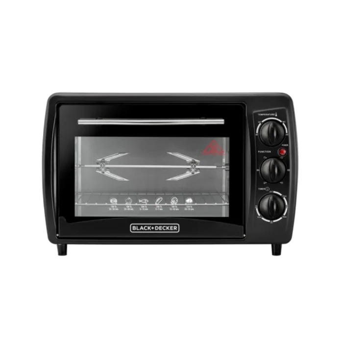 فرن كهربائي بلاك اند ديكر 19 لتر - أسود TRO19RDG-B5 فرن كهربائي