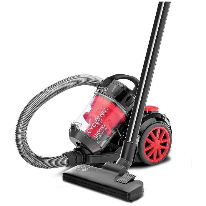 مكنسة بلاك اند ديكر كهربائية 1600 وات - أسود*أحمر VM1680-B5 مكنسة بلاك اند ديكر