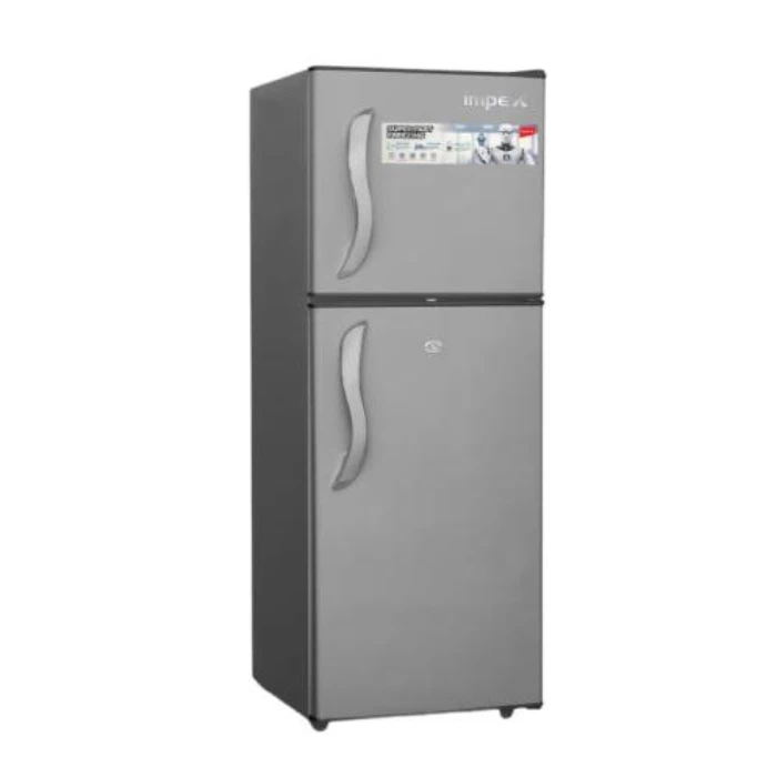 ثلاجة بابين صغيرة امبكس 5 قدم - رمادي IRF138C ثلاجة بابين صغيرة