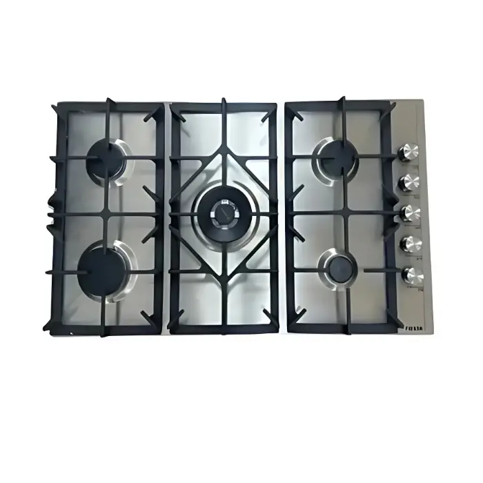 سطح غاز فيستا بلت ان 90 سم دايموند - 5 شعلات - ستيل HB902VMTS سطح غاز