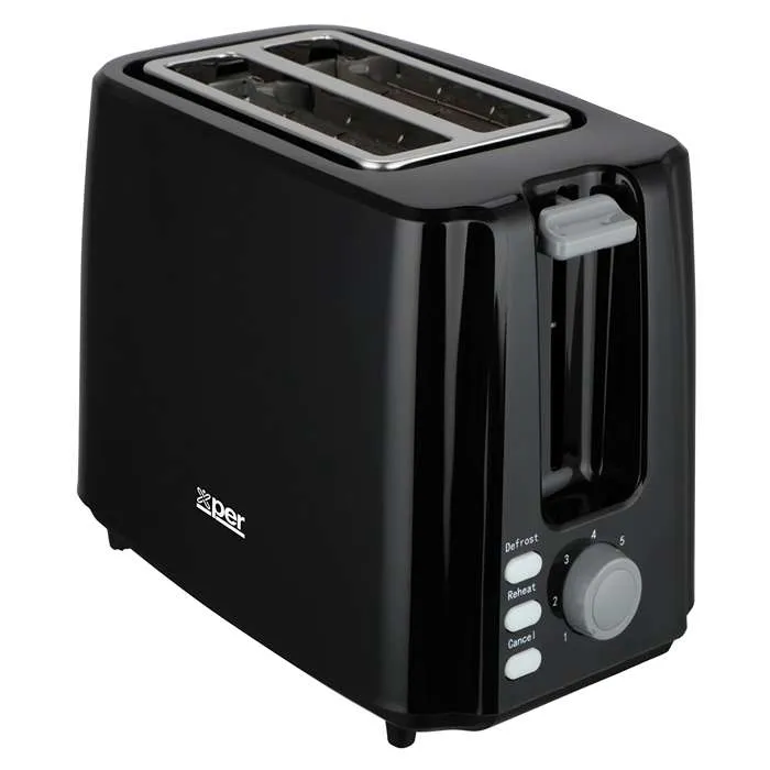 حماصة توست اكسبير 750 وات 2 شريحة - اسود XPTO-750 حماصة توست