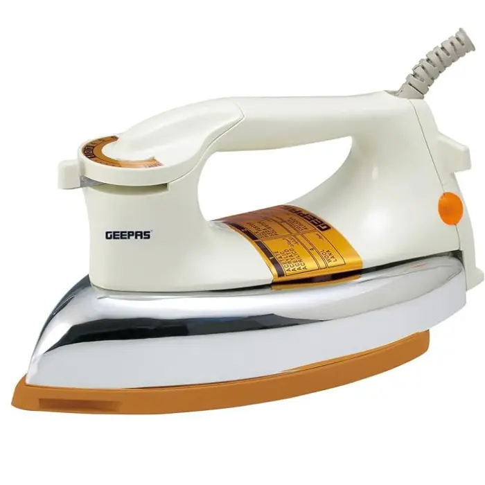 كاويه ملابس جيباس جافة 1200 وات - أبيض * ذهبى GDI23014 كاويه ملابس