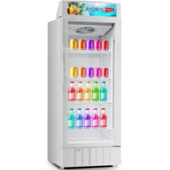 ثلاجة باب زجاج