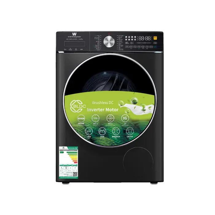 غسالة اتوماتيك وايت وستنجهاوس 10 كيلو أمامية – فضي WW1006FLC-MC(SX) غسالة اتوماتيك