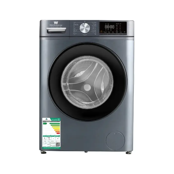 غسالة تعبئة امامية وايت وستنجهاوس 8 كيلو - إنفرتر – رمادي WW08FL-MC(G) غسالة تعبئة امامية