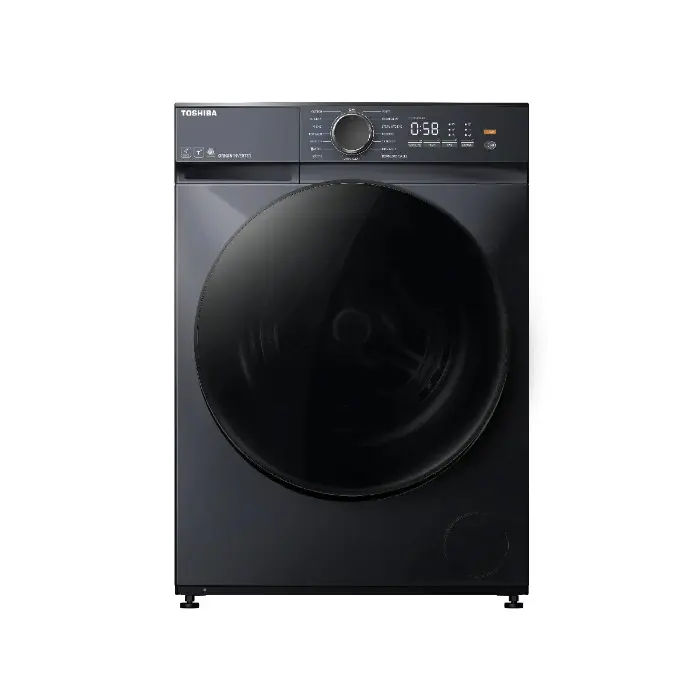 غسالة ملابس توشيبا 10.5 كيلو أمامية – إنفرتر – فضى TW-T21BU115UWBB(MG) غسالة ملابس