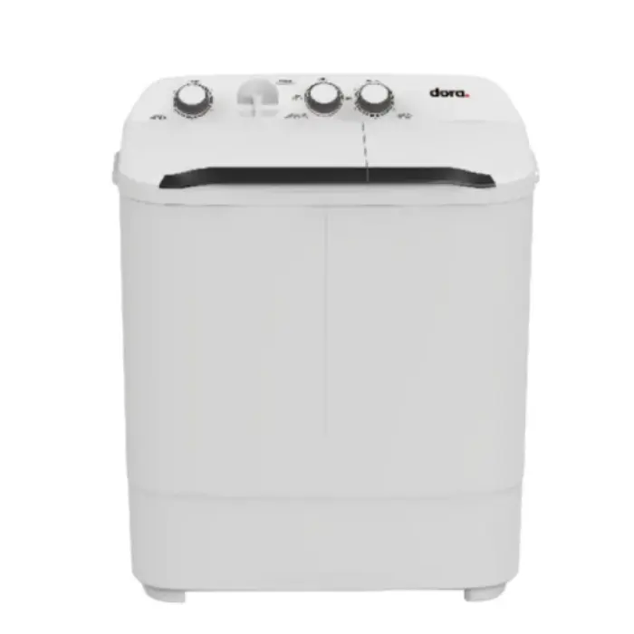 غسالة نص اتوماتيك دورا إليجانت 7 كيلو حوضين – أبيض DEW700MT11 غسالة نص اتوماتيك