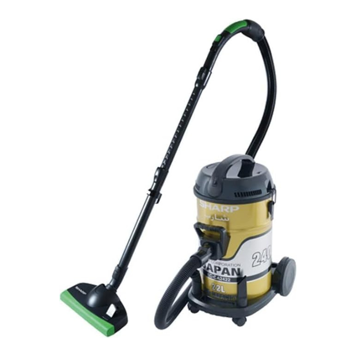 مكنسة كهربائية شارب 2400 وات 22 لتر – ذهبي EC-CAS2422-Z مكنسة كهربائية