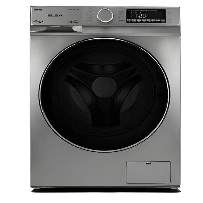 غسالة ملابس البا 13 كيلو - تحميل أمامي - فضي ELBA WDT-1308 غسالة ملابس