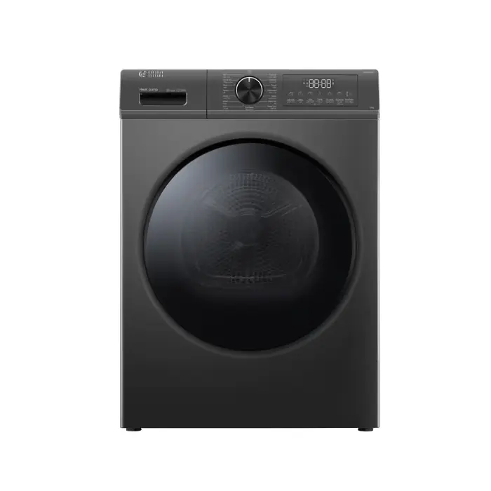 نشاف الملابس جنرال سوبريم 10 كيلو امامي 15 برنامج - فضى غامق GSDH100SH نشاف الملابس