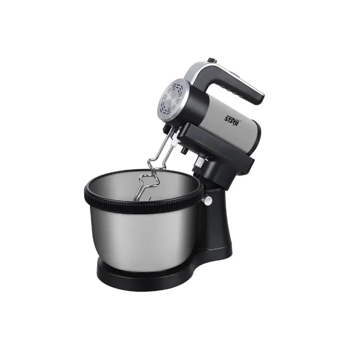 عجانه كهربائيه ويننج ستار 4.5لتر - 450واط - اسود فضي ST-5532 عجانه كهربائيه