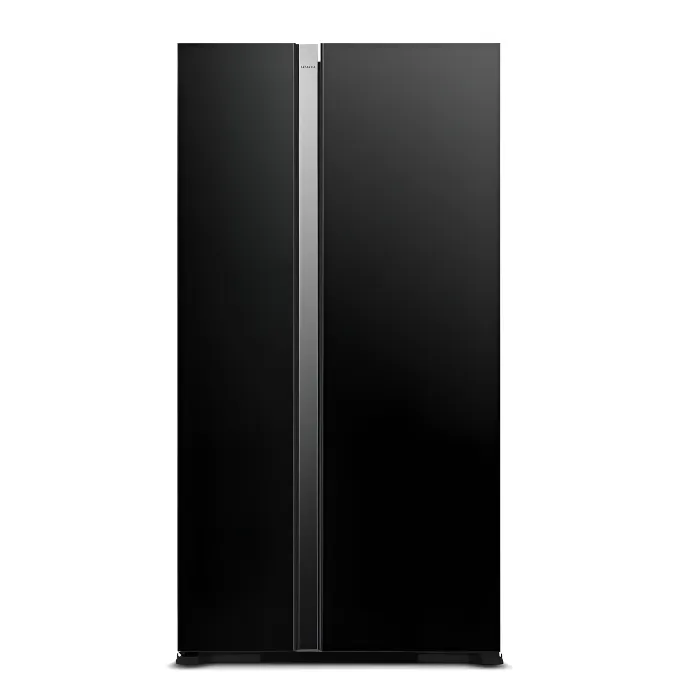 hitachi ثلاجة بابين 21 قدم دولابى -انفرتر R-S800PS0GBK hitachi ثلاجة