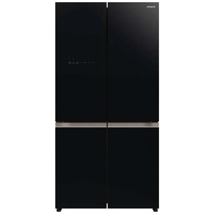 ثلاجة 4 ابواب هيتاشى دولابى 18 قدم - أسود R-WB720PS1GCK ثلاجة 4 ابواب