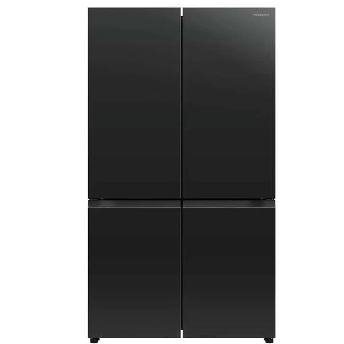 ثلاجة اربع ابواب هيتاشى 18 قدم دولابى - انفرتر - اسود R-WB720VS0GBK ثلاجة اربع ابواب