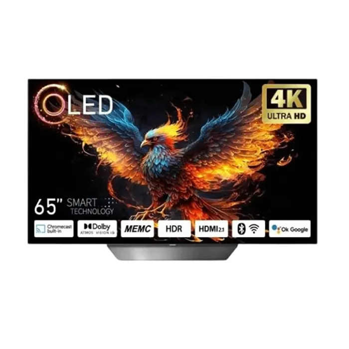 شاشة سمارت جنرال سوبريم 65 بوصة 4K UHD - OLED – جوجل تي في GSOG65GC شاشة سمارت