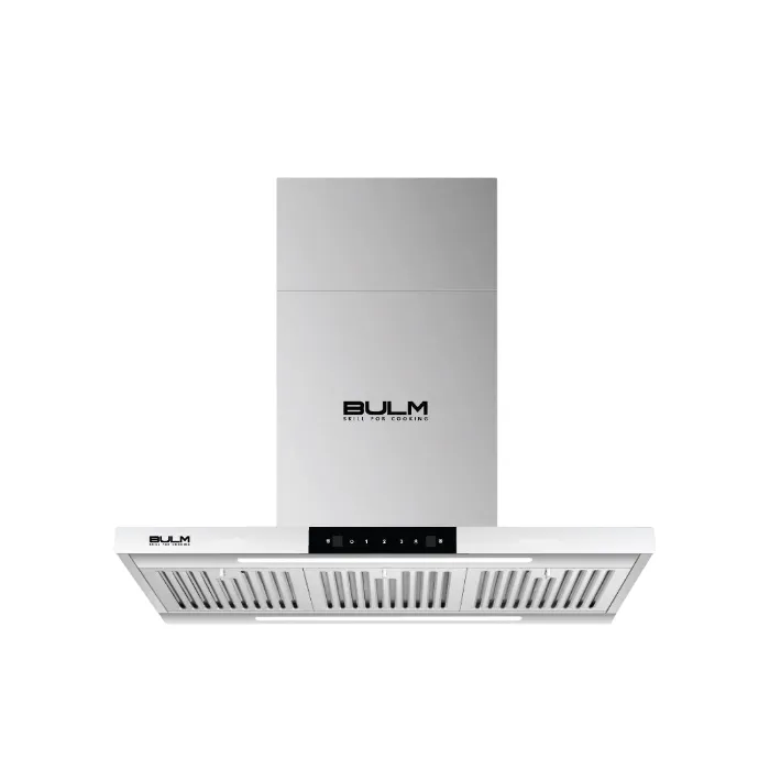 شفاط حرف t بولم 90 سم تحكم باللمس – ستيل ISLAND-T90-1500 SS شفاط حرف t