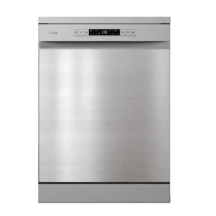 hisense غسالة صحون 13 مكان 6 برامج - فضي HS622E90SSA hisense غسالة صحون