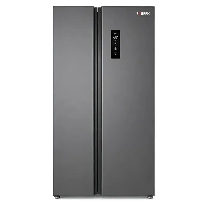 دولاب ثلاجة سرين 22 قدم انفرتر – فضي SRRF-612NFS دولاب ثلاجة
