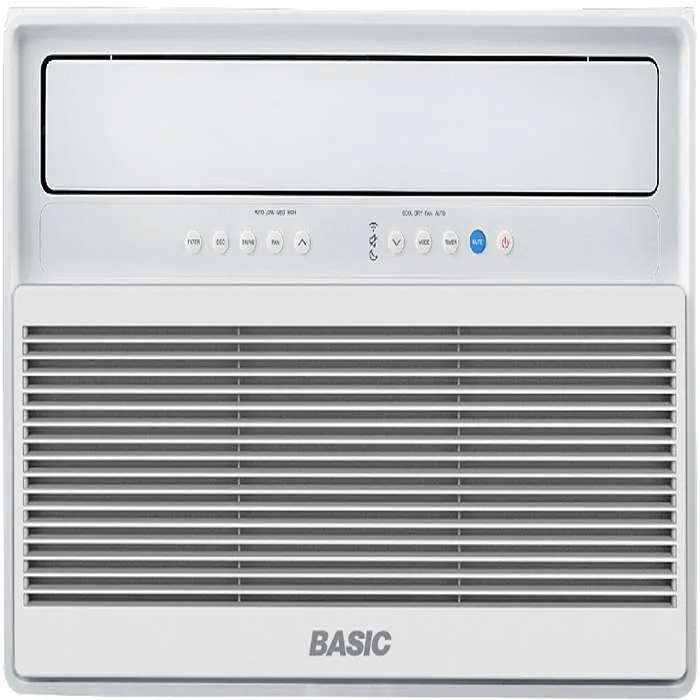 مكيف شباك بيسك 18500 وحدة انفرتر واي فاي - حار / بارد BIWAC-T18HD مكيف شباك بيسك