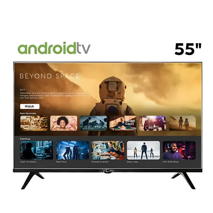 شاشة 55 بوصة جي في سي برو 4K Ultra HD أندرويد سمارت GVC-55TUS5100 شاشة 55 بوصة